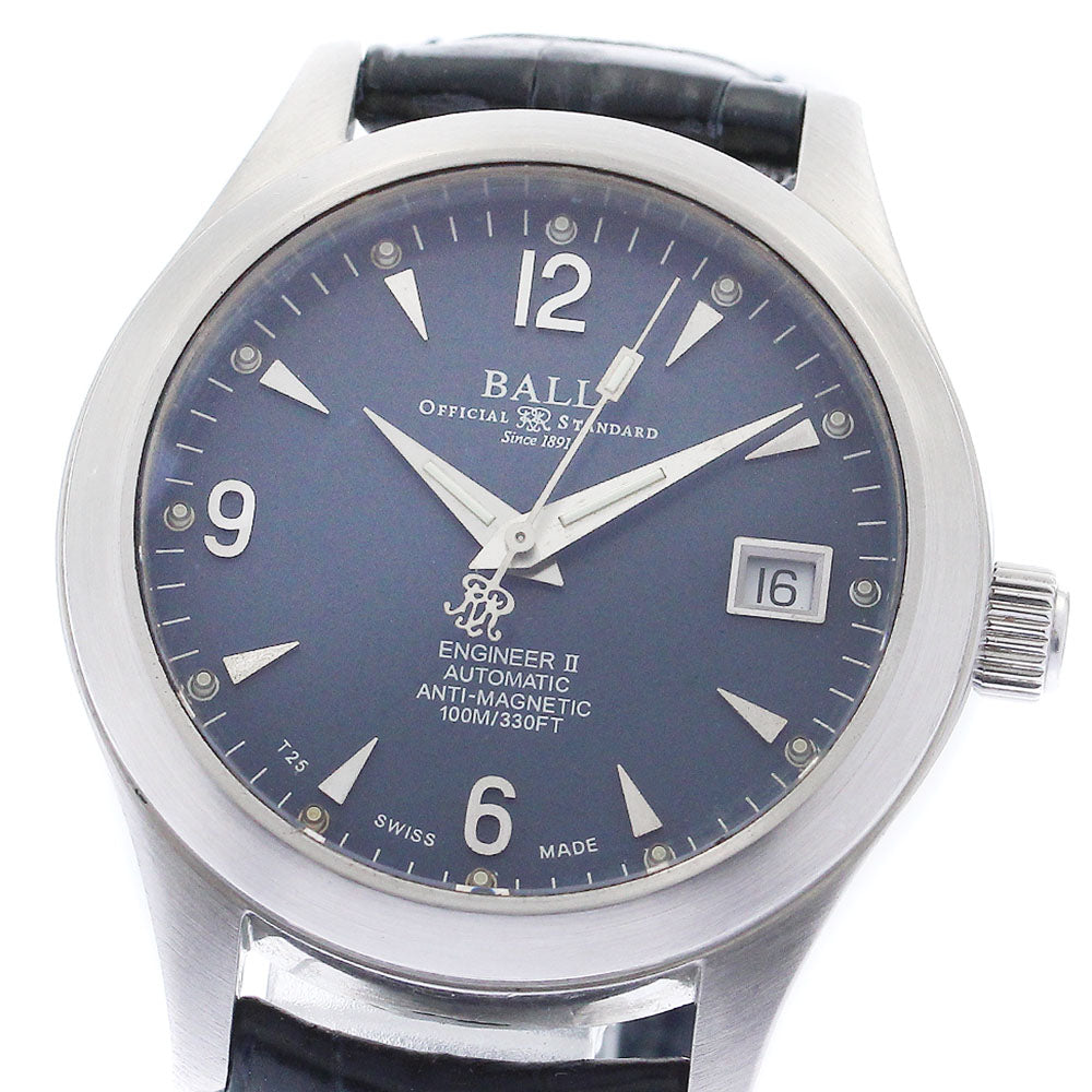 BALLWATCH Engineer II Ohio NM1026C Date Navy Dial Automatic Men's Watch_879198