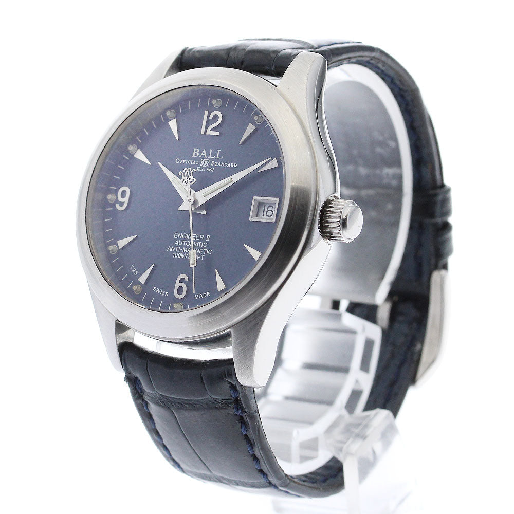 BALLWATCH Engineer II Ohio NM1026C Date Navy Dial Automatic Men's Watch_879198