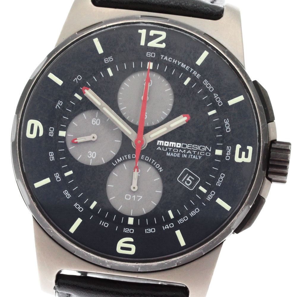 MOMO DESIGN Chronograph Date black Dial Automatic Men's Watch_879201