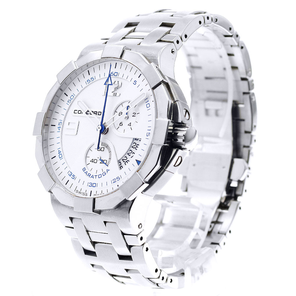 Concord Saratoga 02.6.14.1041 Chronograph Silver Dial Quartz Men's Watch_879203