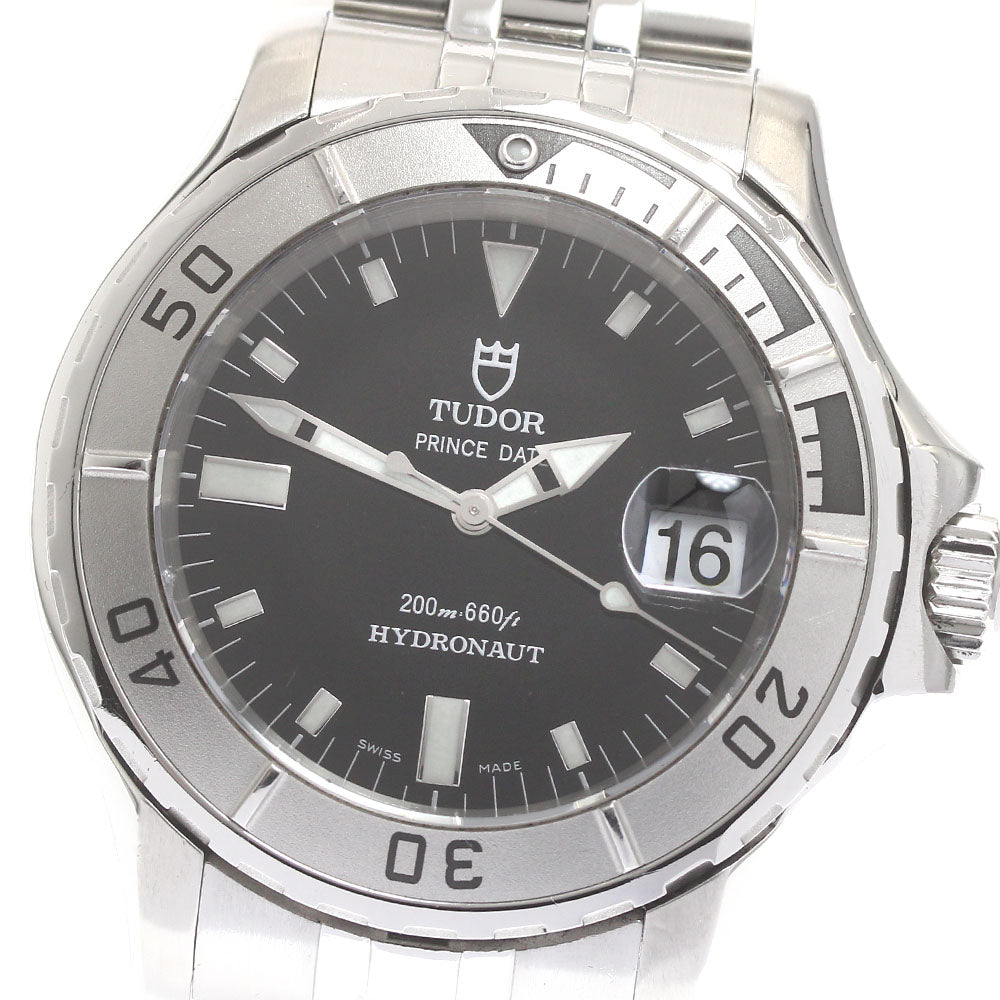 TUDOR Prince Date Hydronaut 89190P black Dial Automatic Men's Watch_879212