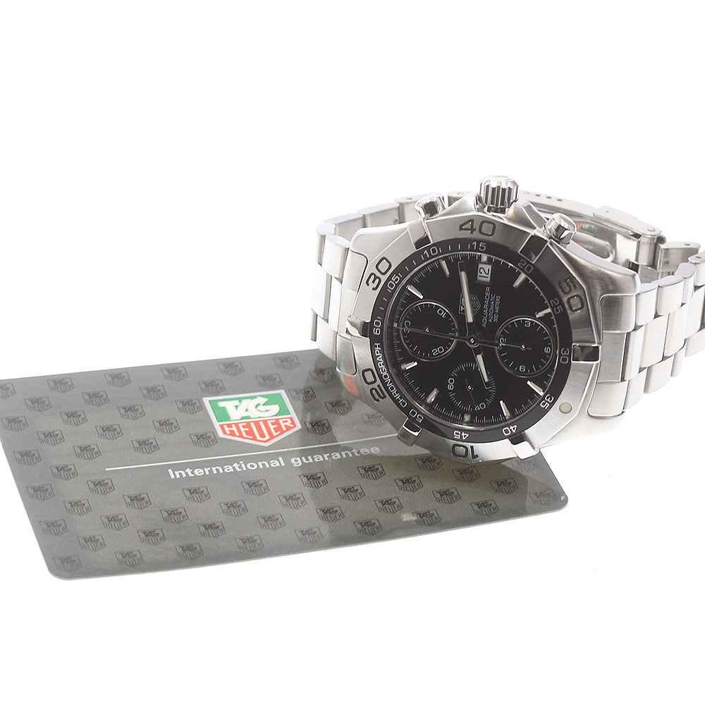 TAG HEUER Aqua racer CAF2110 Chronograph black Dial Automatic Men's Watch_879222