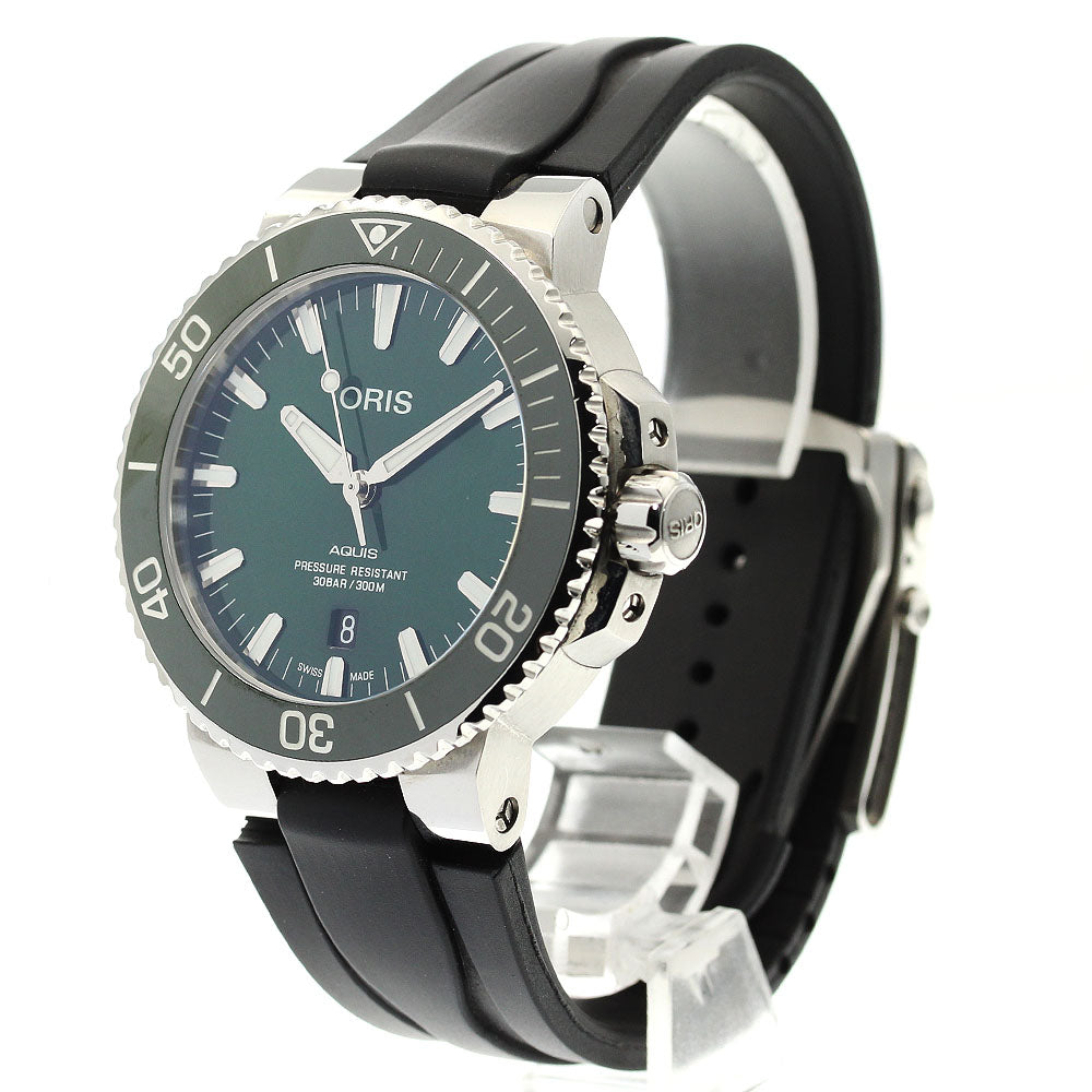 ORIS Aquis 7730 Date green Dial Automatic Men's Watch_879225