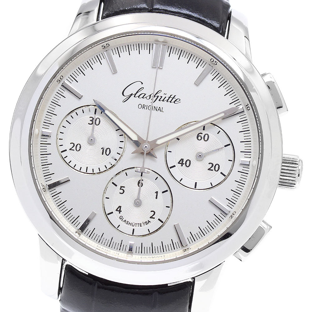 GLASHUTTE ORIGINAL Seneta 39-31-45-42-04 Silver Dial Automatic Men's Watch_879237