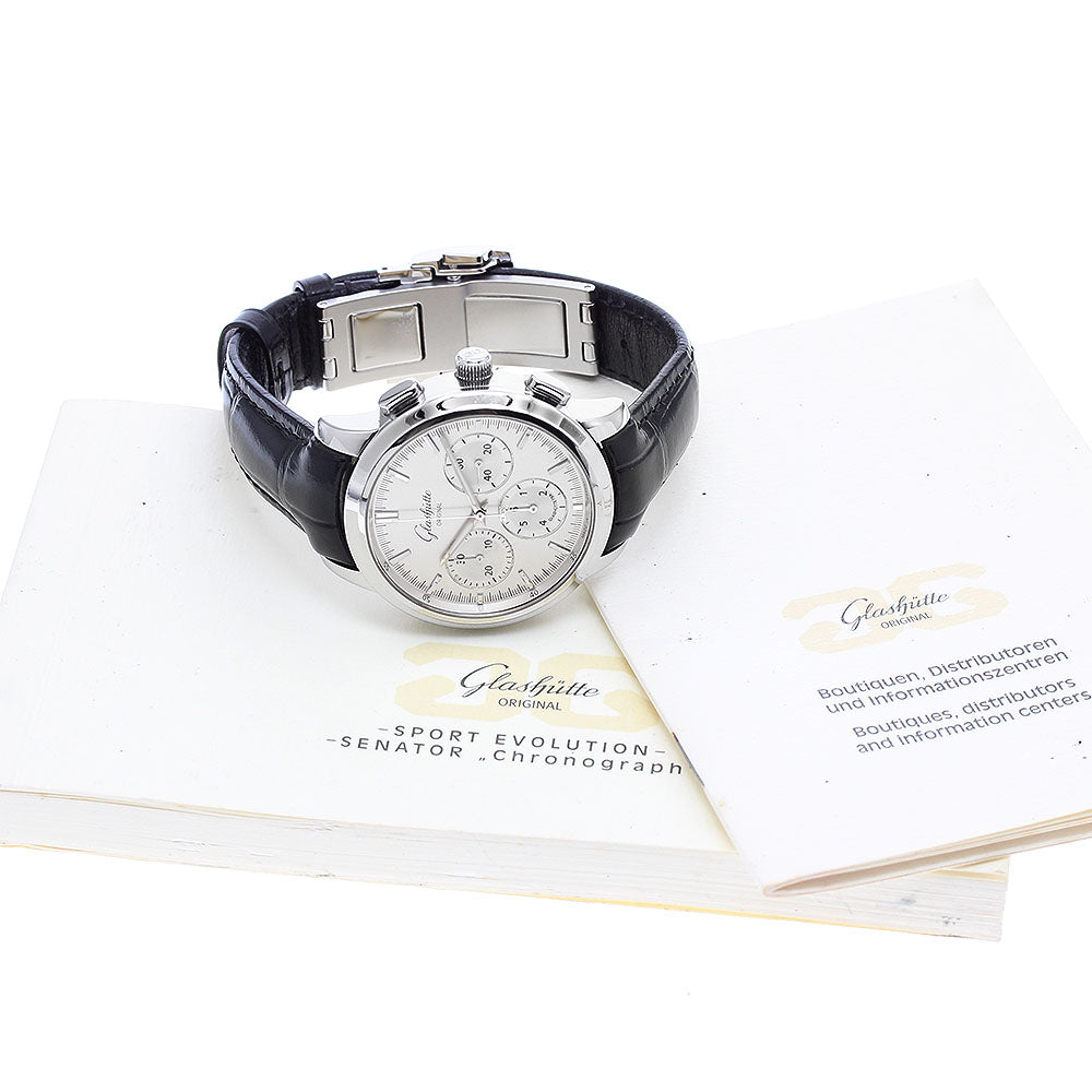 GLASHUTTE ORIGINAL Seneta 39-31-45-42-04 Silver Dial Automatic Men's Watch_879237
