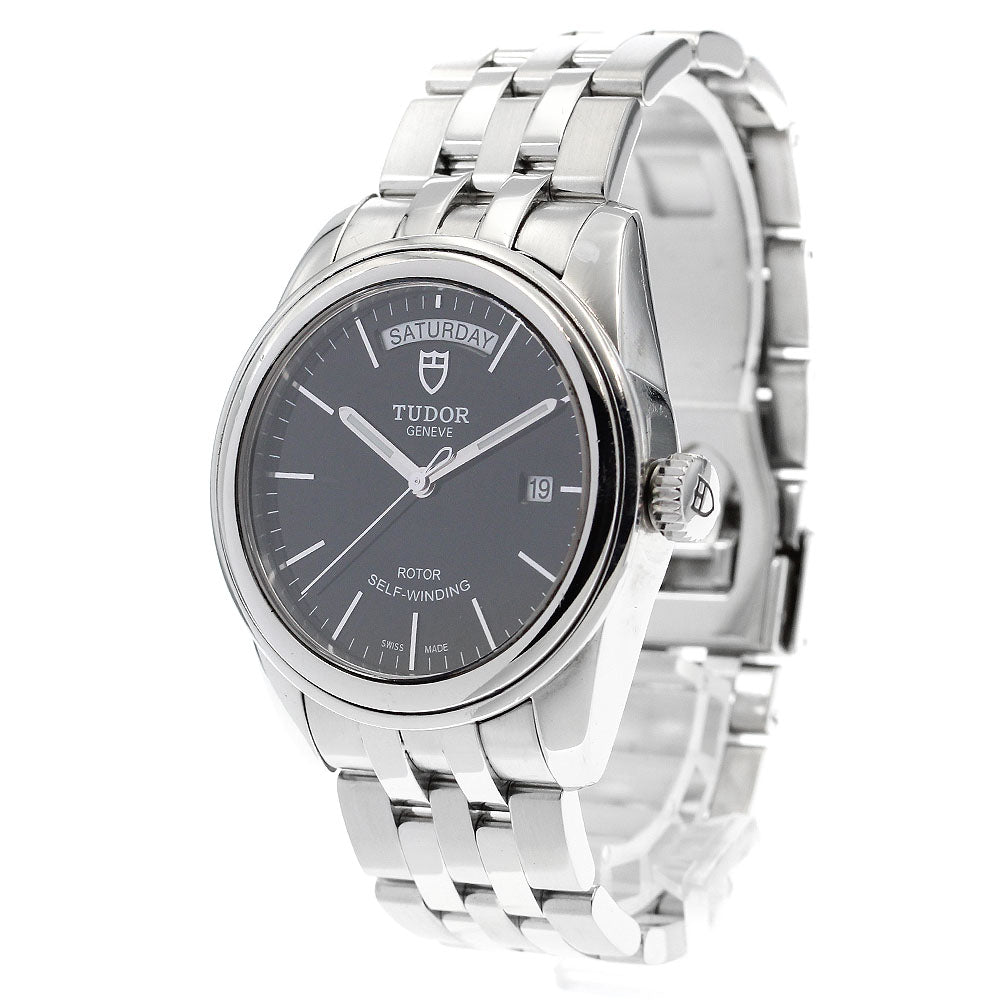 TUDOR Glamor Day Date 56000 black Dial Automatic Men's Watch_879238