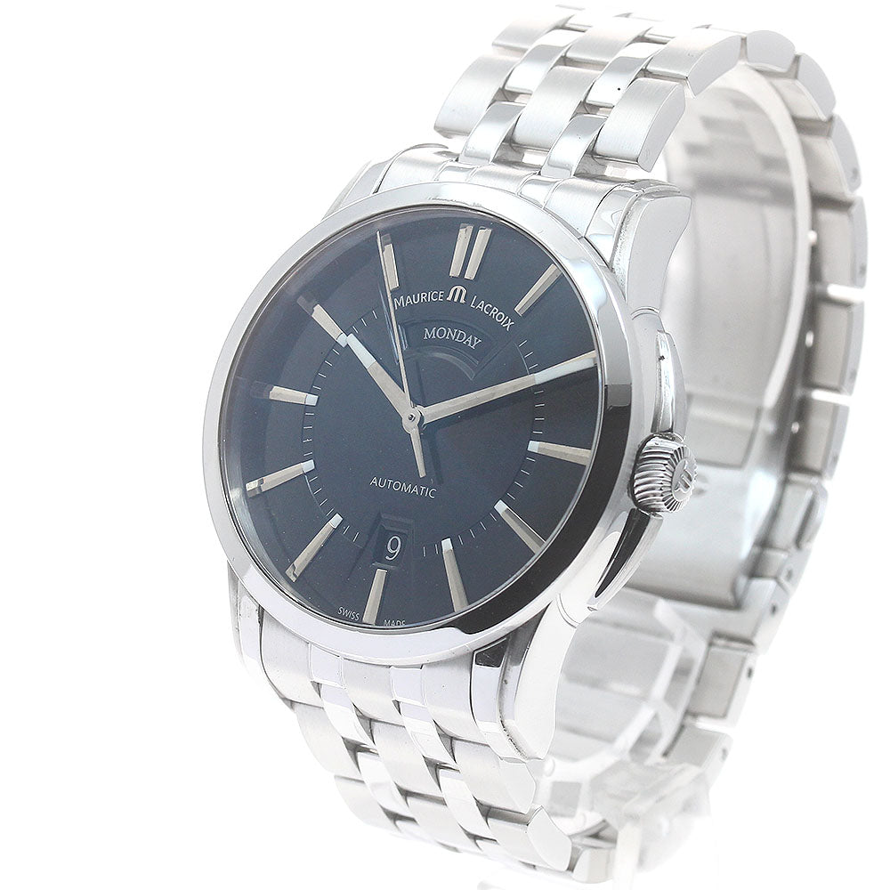 MAURICE LACROIX Pontos PT6158 Day date black Dial Automatic Men's Watch_879240