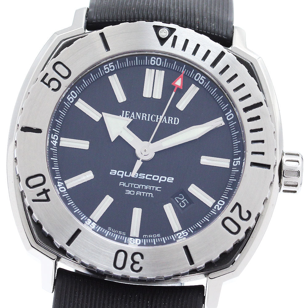 JEANRICHARD aquascope 60400-11A601-FK6A Date black Dial Automatic Men's_879241