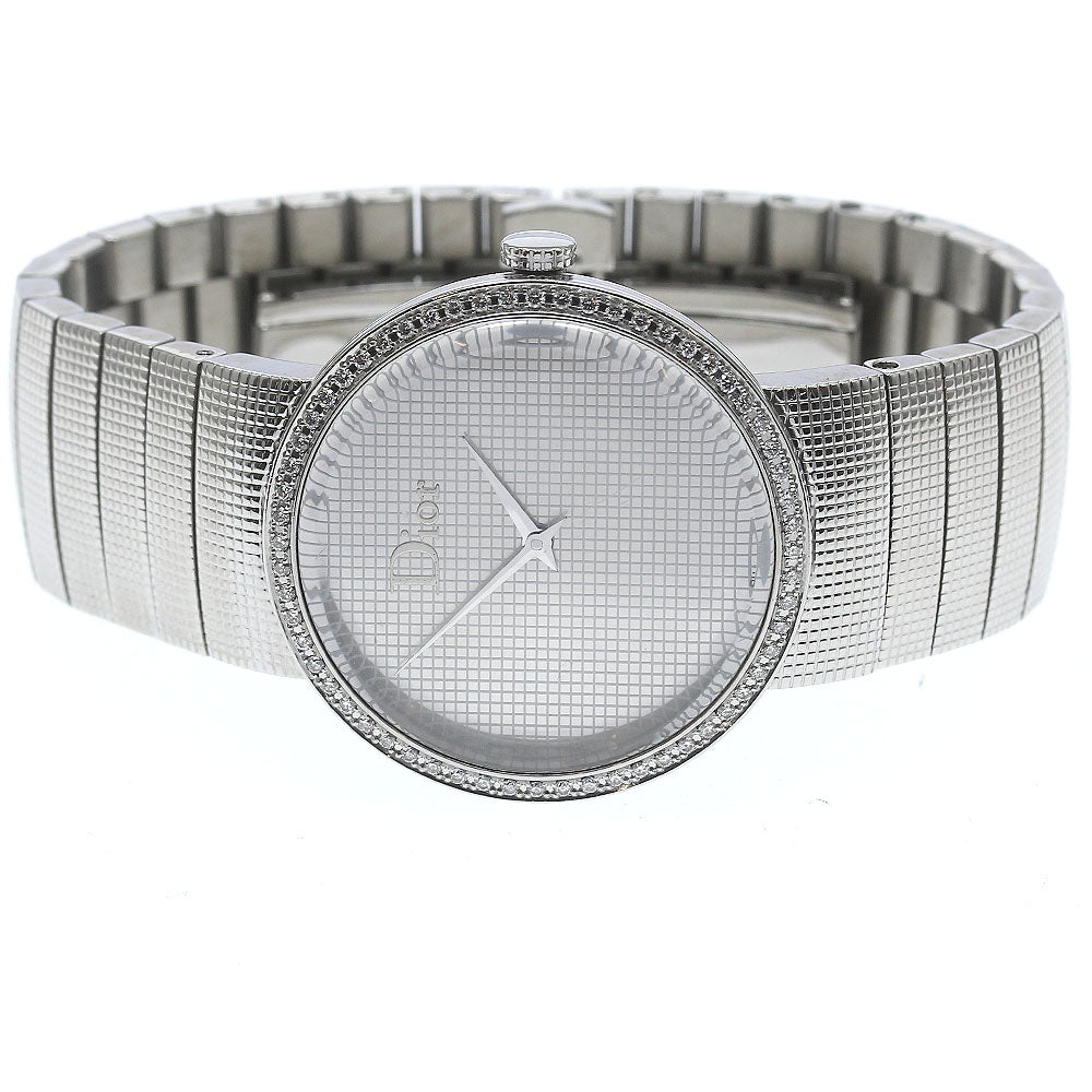 Dior La di de dior CD042111 Diamond Bezel Silver Dial Quartz Ladies Watch_879247