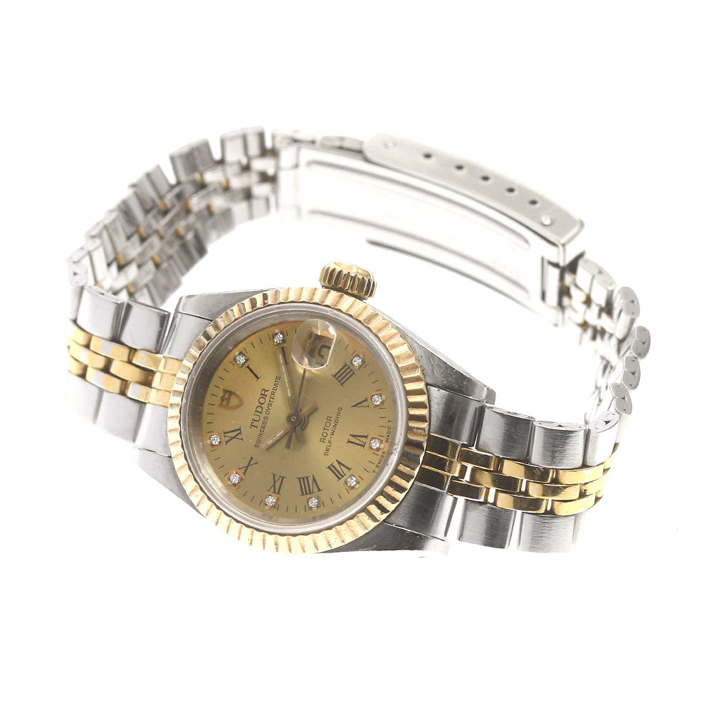 TUDOR Princess Oyster Date 92413N Yellow gold bezel cal.2671 AT Ladies_879250