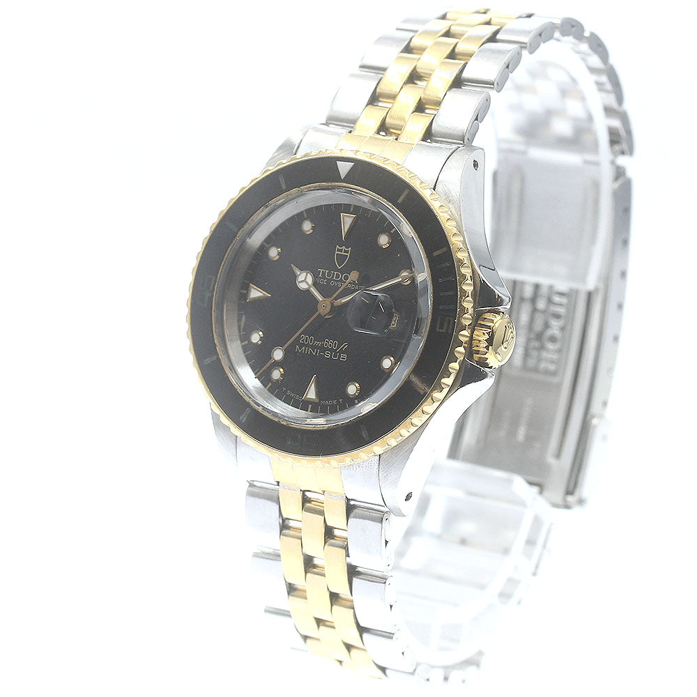 TUDOR Mini Sub Prince Oyster Date 73091 YG bezel Cal.2671 Automatic Boy's_879253