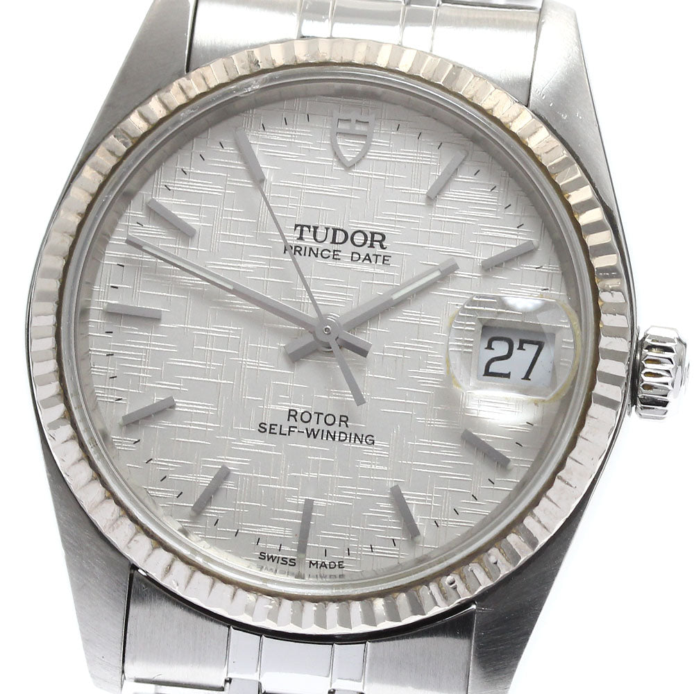 TUDOR Prince Oyster Date 74034 Cal.2824-2 WG bezel Automatic Men's Watch_879254
