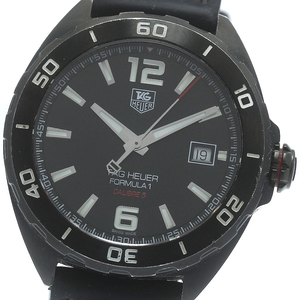 TAG HEUER Formula 1 WAZ2115 Caliber 5 black Dial Automatic Men's Watch_879263