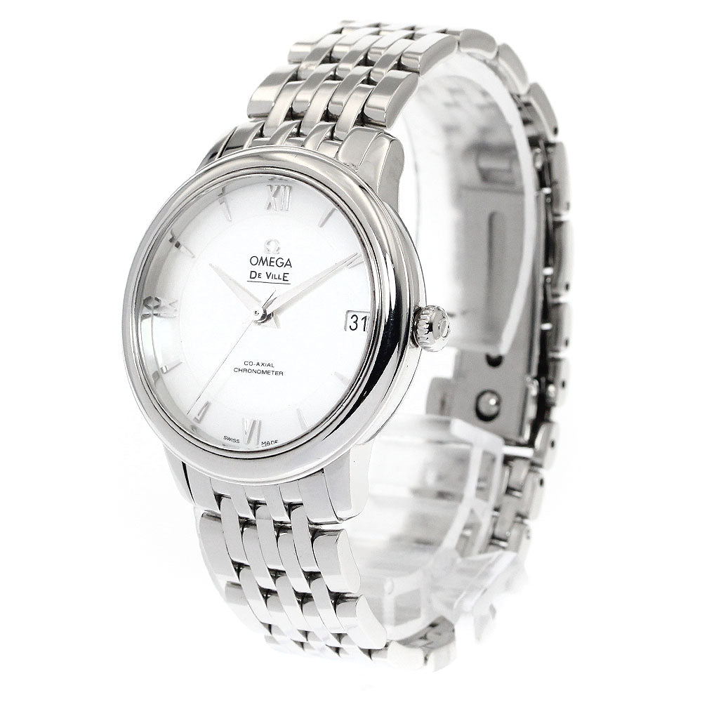 OMEGA De Ville Prestige 424.10.33.20.05.001 Coaxial White shell Dial Automatic Ladies Watch_879266