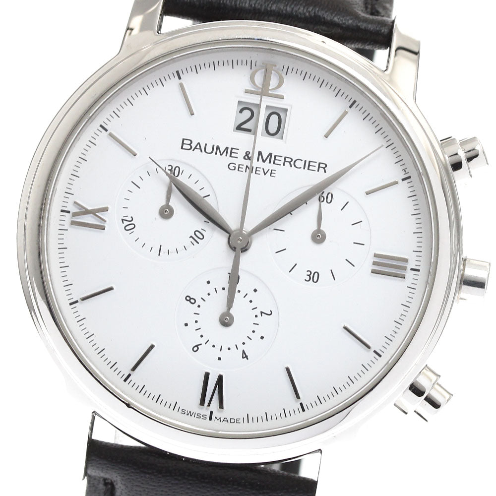 Baume & Mercier Classima 65538 Chronograph Date Silver Dial Quartz Men's_879280