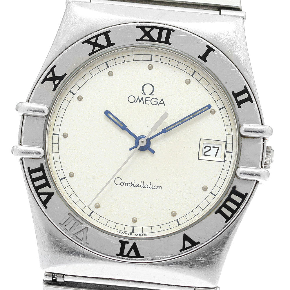 OMEGA Constellation Date Silver Dial Quartz Men's Watch_879281