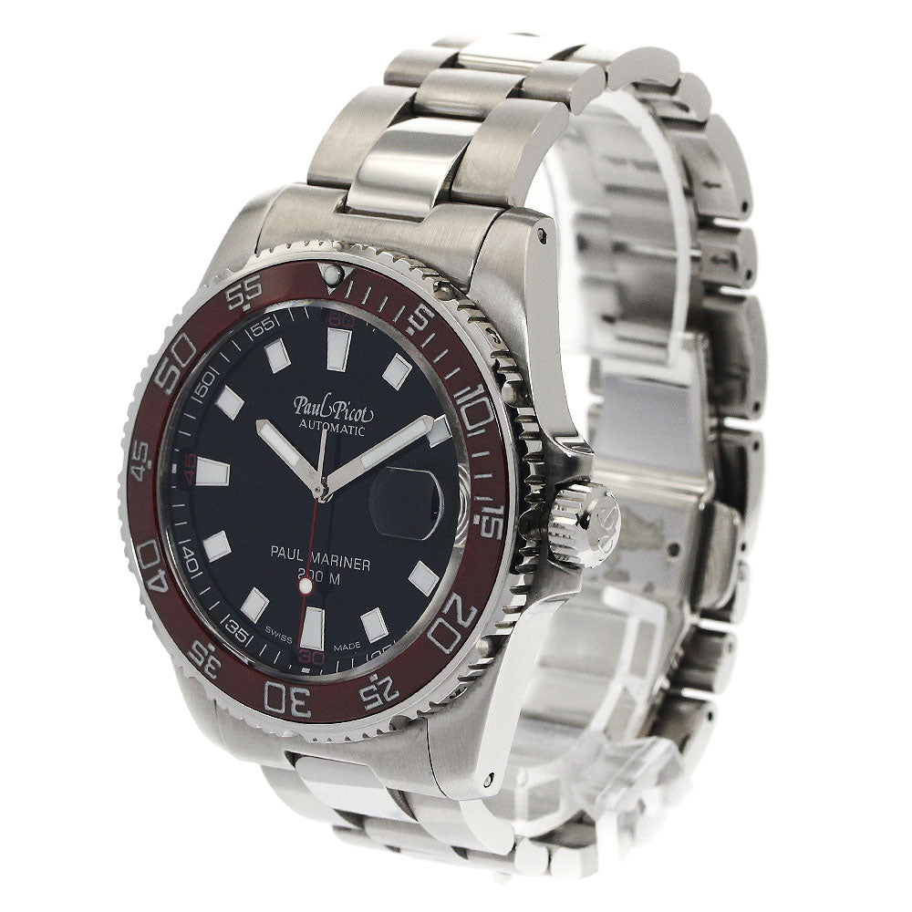 PaulPicot Paul Mariner 4352 Chronograph black Dial Automatic Men's Watch_879285