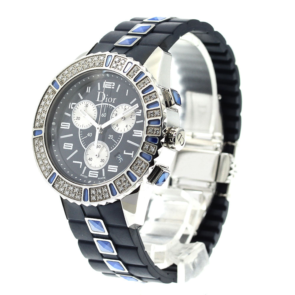 Dior crystal CD114311 diamond bezel chronograph Quartz Boy's Watch_879287