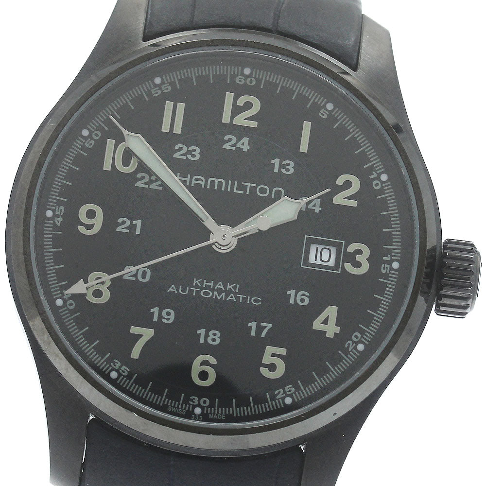 HAMILTON Khaki field H706850 Black Dial Automatic Men's Watch_879292