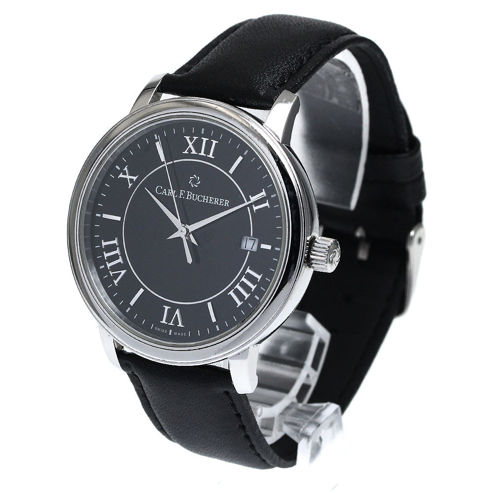 CARL F.BUCHERER Adamavi 10314.08 Date black Dial Automatic Men's Watch_879296