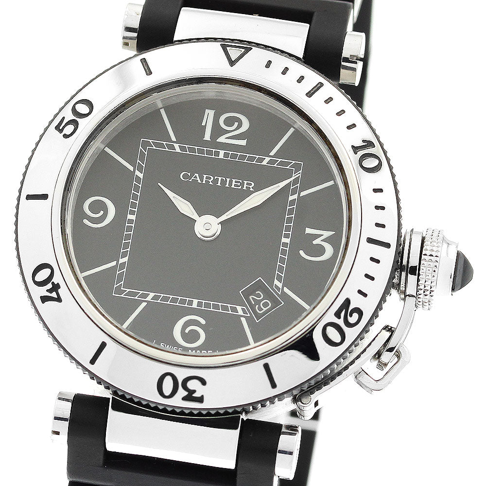 CARTIER Passive timer W3140003 Date black Dial Quartz Ladies Watch_879297