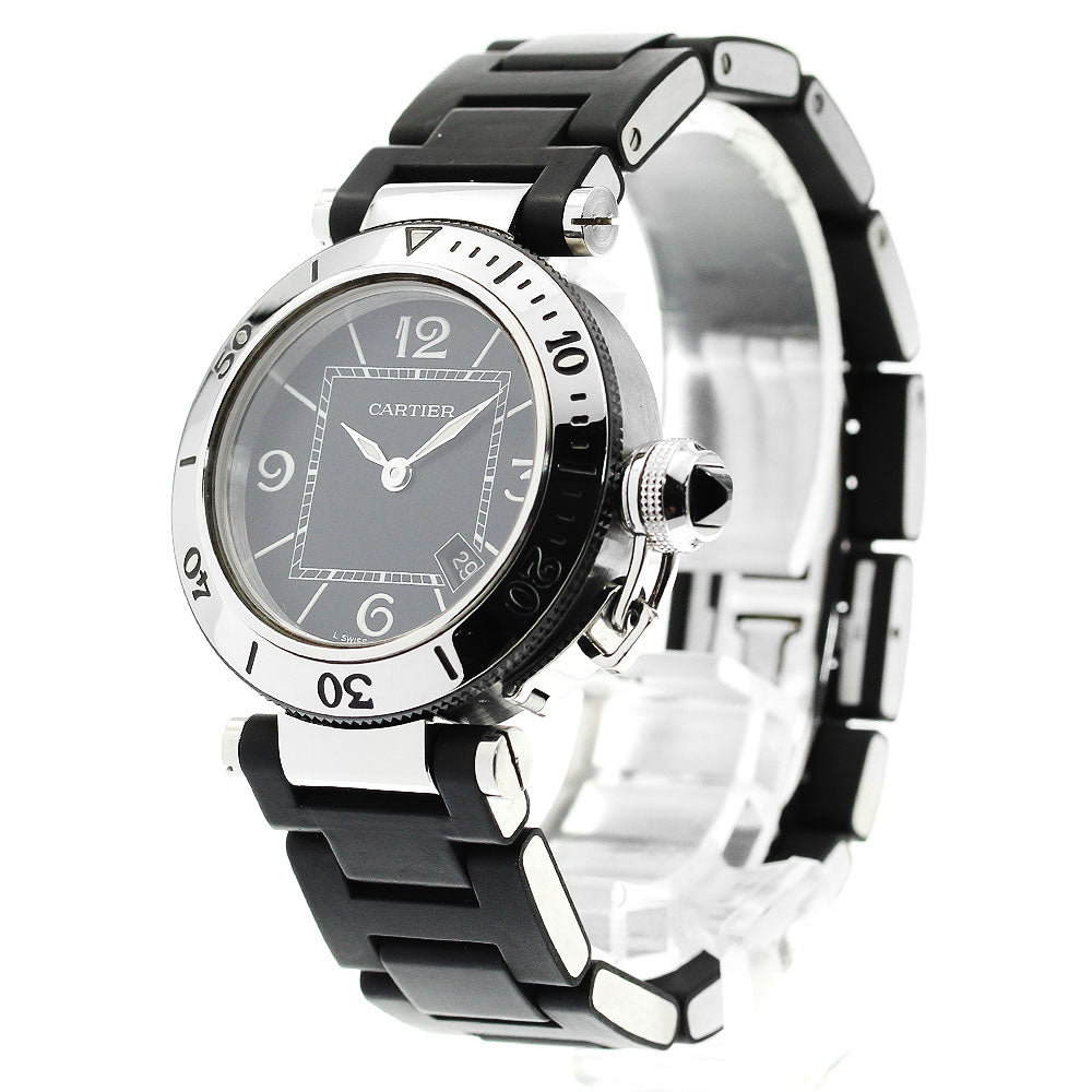 CARTIER Passive timer W3140003 Date black Dial Quartz Ladies Watch_879297