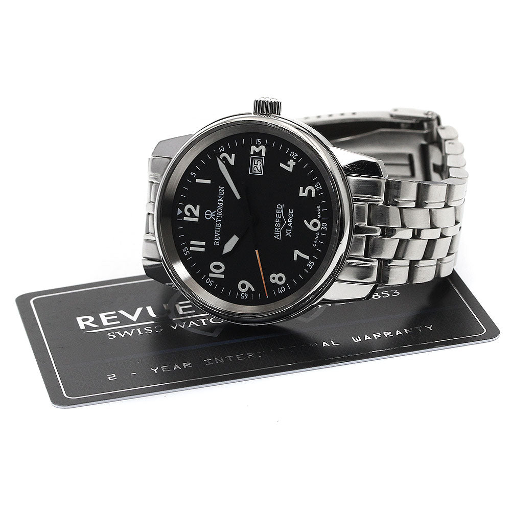 REVUE THOMMEN Air speed 16052.2 Date black Dial Automatic Men's Watch_879303