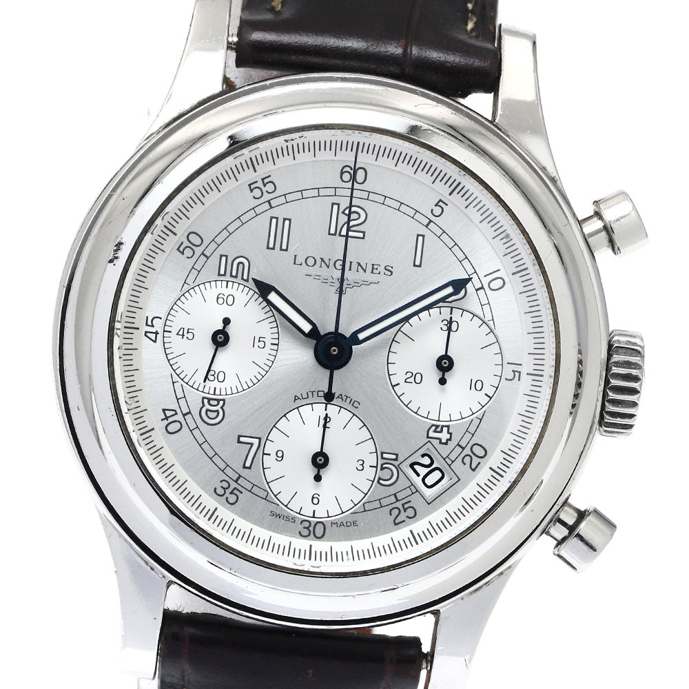 LONGINES Heritage 1951 L2.745.4 Date Chronograph Silver Dial Automatic Men's Watch_879306