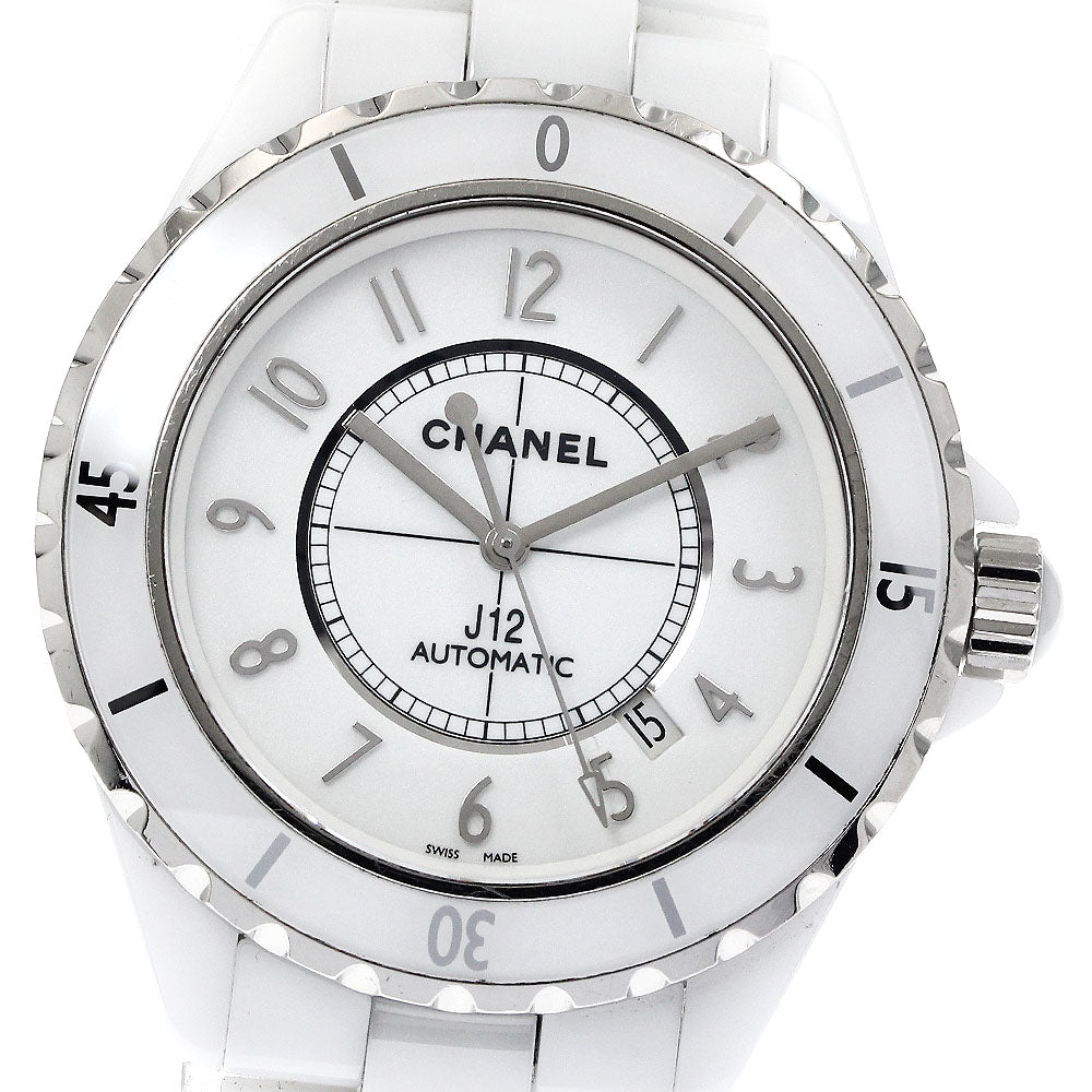 CHANEL J12 H2981 White Ceramic white Dial Automatic Men's Watch_879316