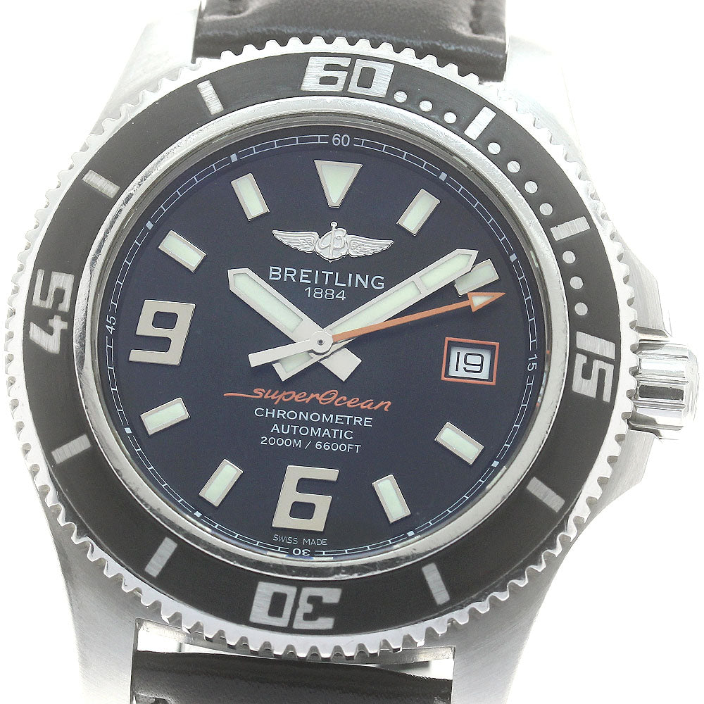 BREITLING Super Ocean 44 A17391 Date black Dial Automatic Men's Watch_879334