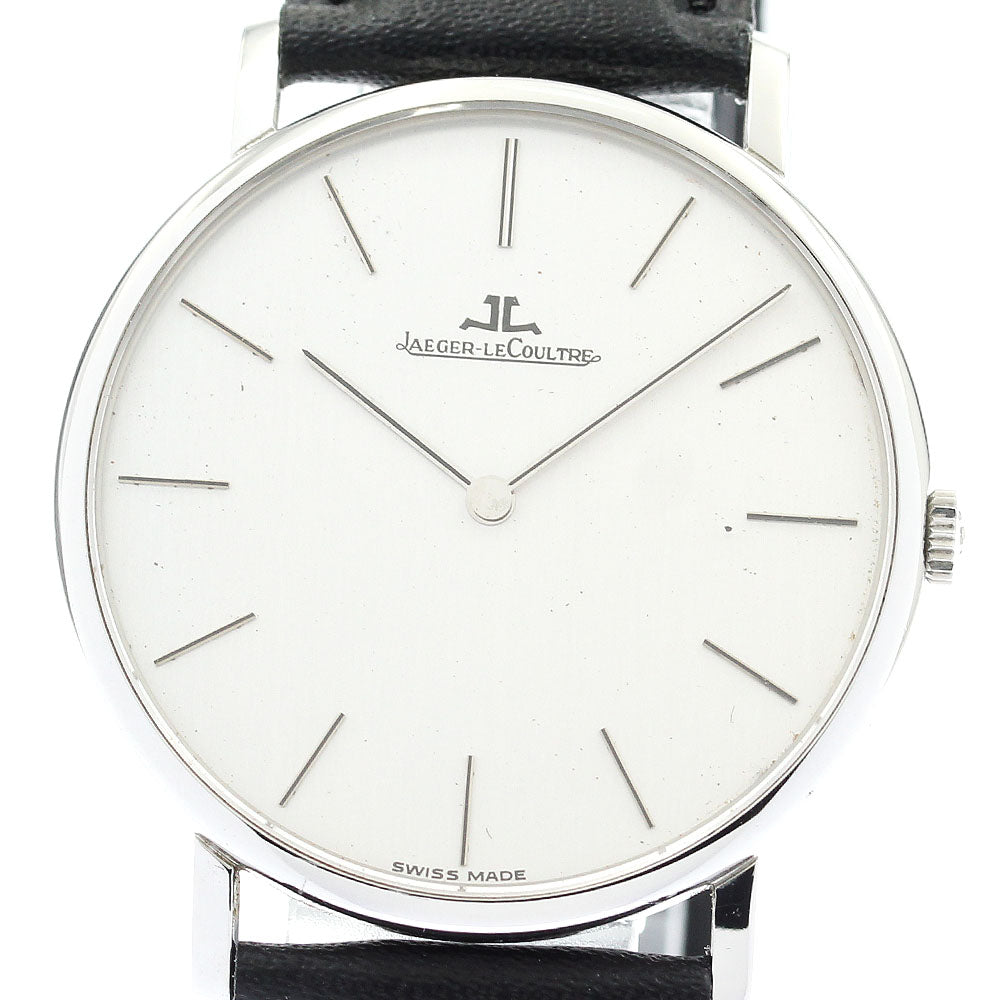 JAEGER-LECOULTRE round 9226.42 cal.895 Silver Dial Hand Winding Men's Watch_879339