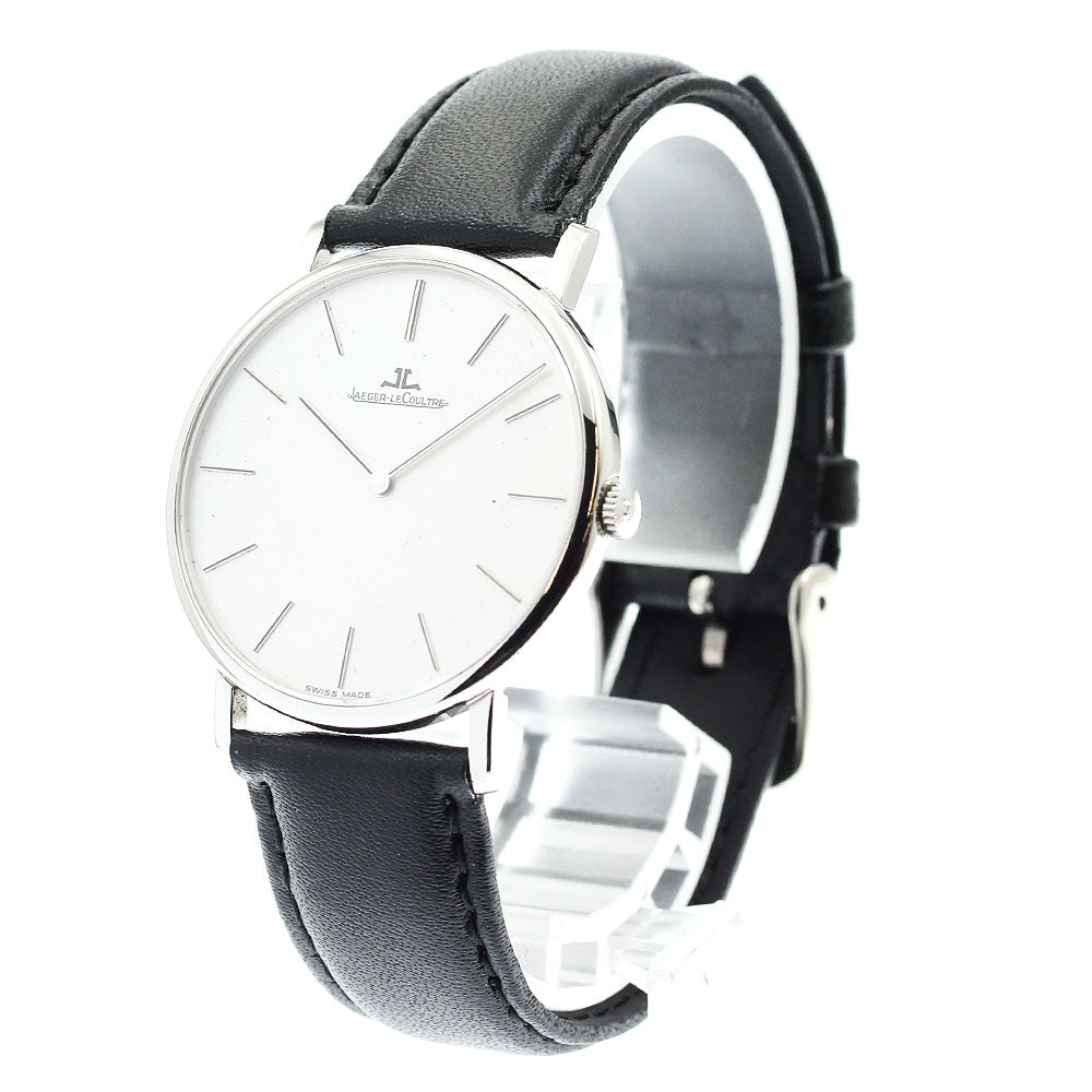 JAEGER-LECOULTRE round 9226.42 cal.895 Silver Dial Hand Winding Men's Watch_879339