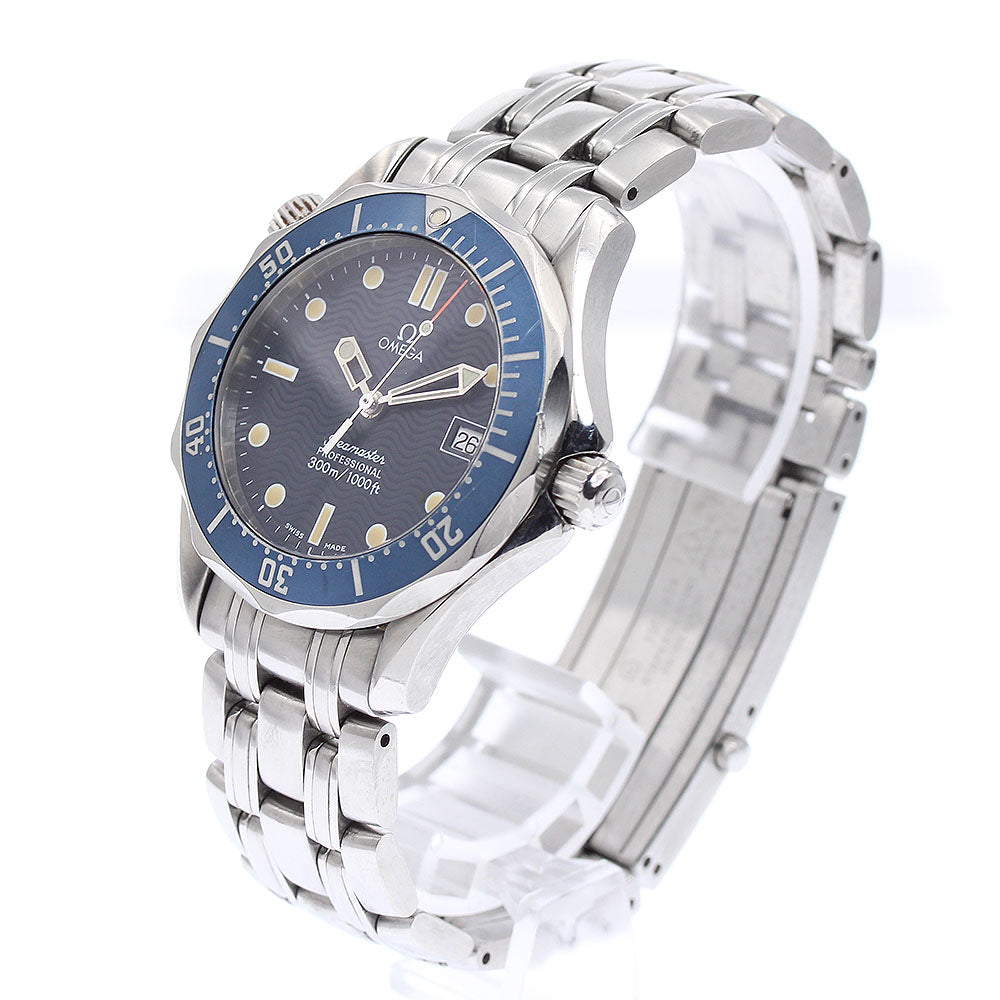 OMEGA Seamaster300 Professional 2561.80 Date Navy Dial Quartz Boy's Watch_879601