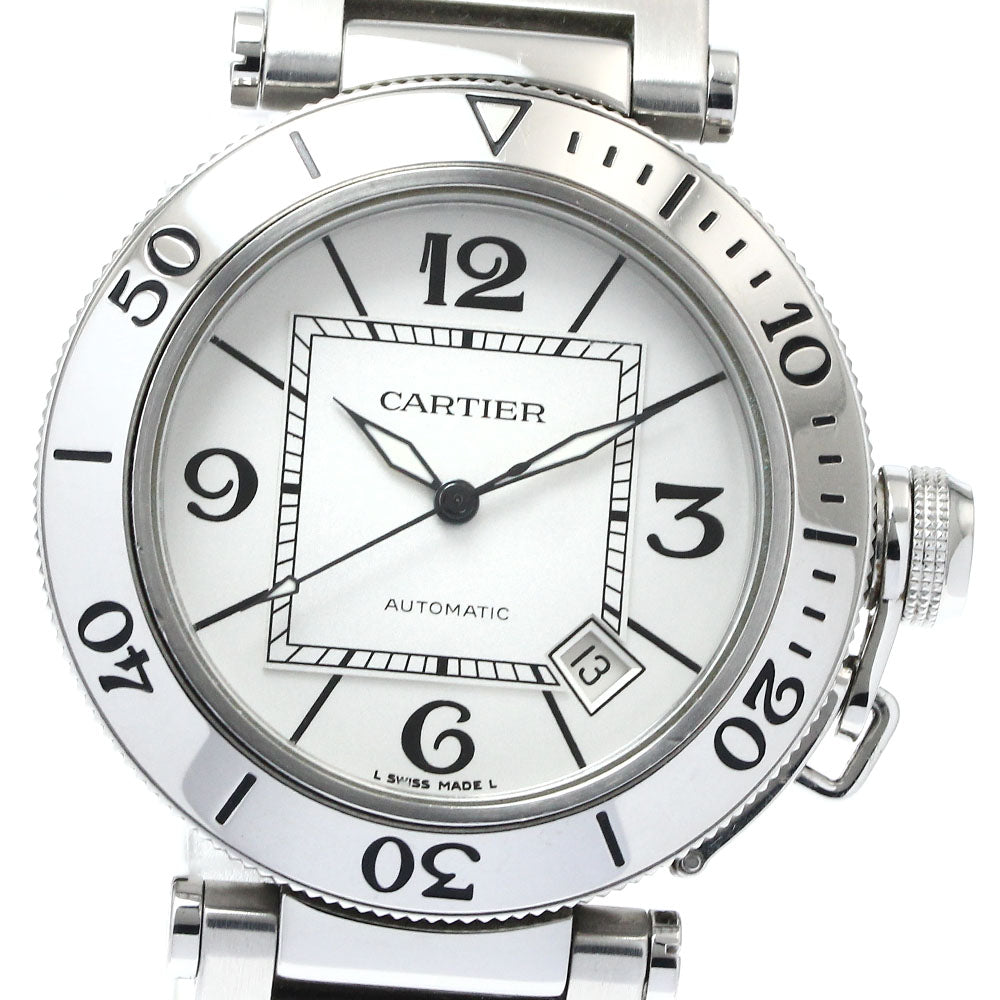 CARTIER Pacha Sea timer W31080M7 Date Silver Dial Automatic Men's Watch_879653