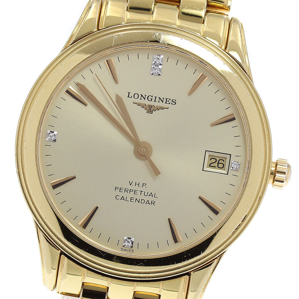 LONGINES VHP Perpetual calendar L4.722.4 5P diamond Quartz Men's Watch_879658