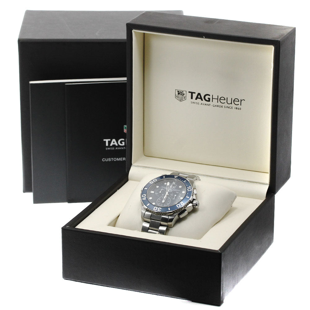 TAG HEUER Aqua racer CAN1011 Big Date Chronograph Quartz Men's Watch_879665