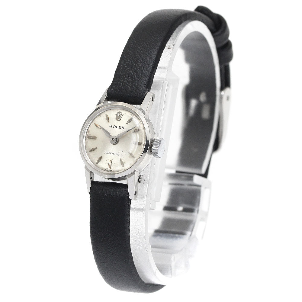 ROLEX Precision 2148 K18WG cal.1401 Silver Dial Hand Winding Ladies Watch_879677