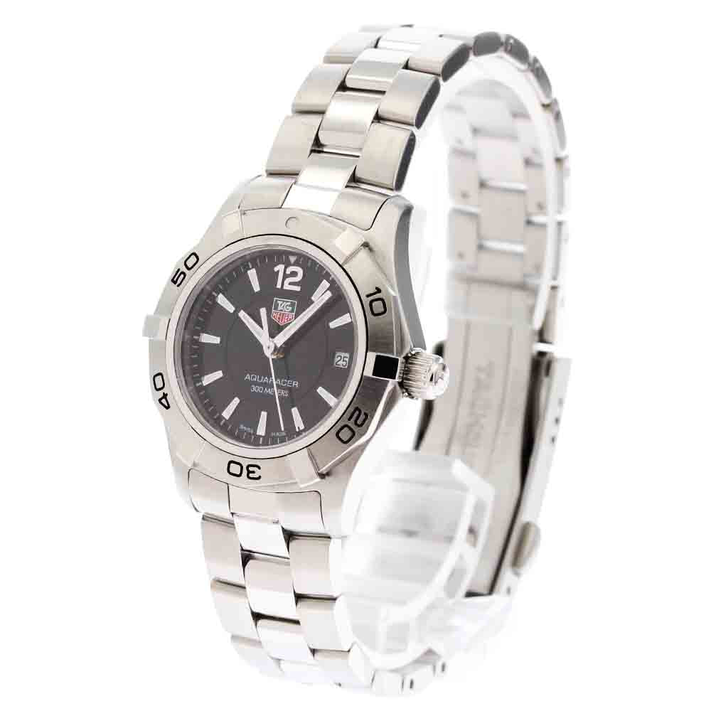 TAG HEUER Aqua racer WAF1410 Date black Dial Quartz Ladies Watch_879687