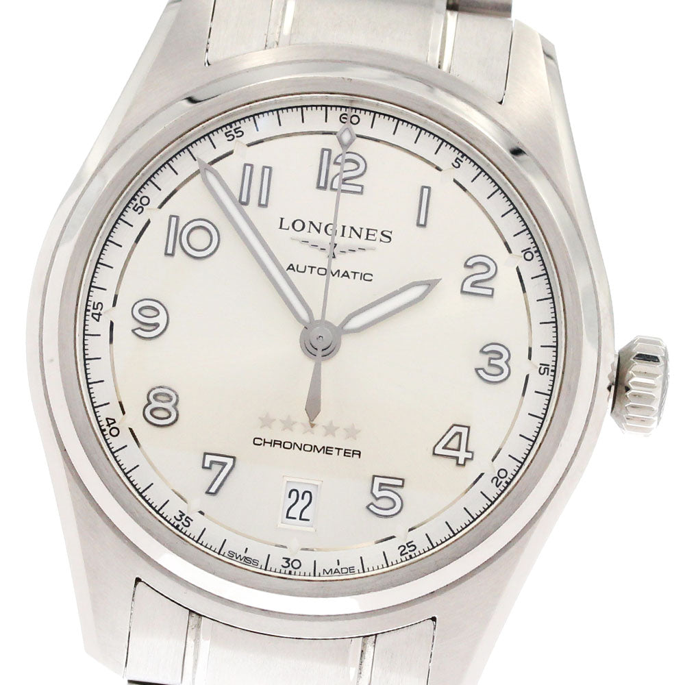 LONGINES Spirit L3.410.4 Date Silver Dial Automatic Men's Watch_879717