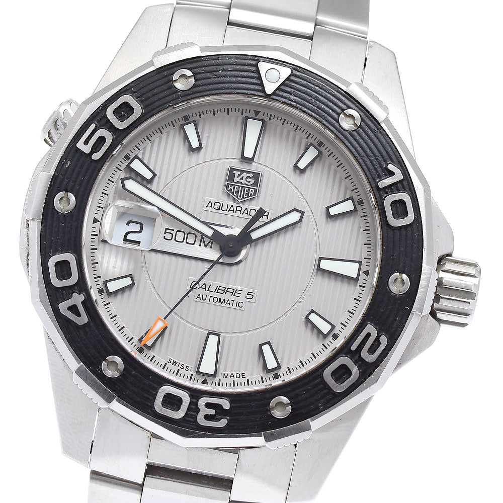 TAG HEUER Aqua racer WAJ2111 Caliber 5 gray Dial Automatic Men's Watch_879718
