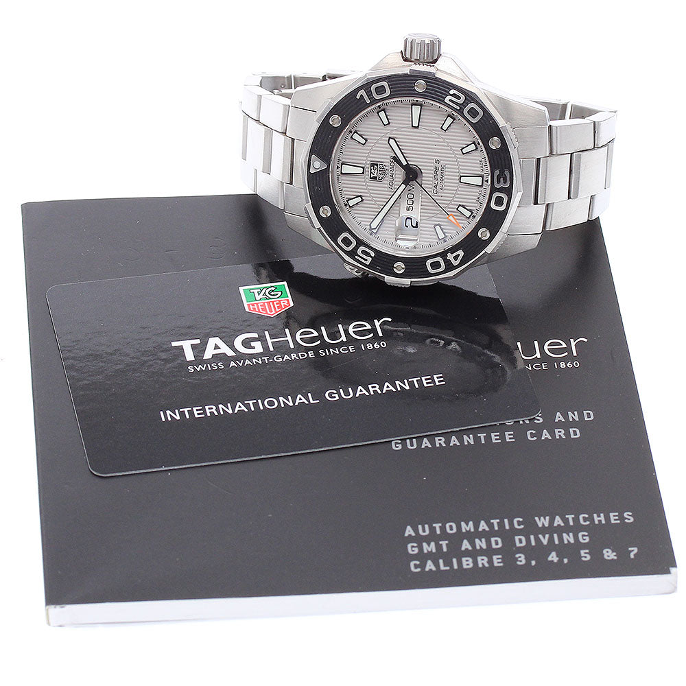 TAG HEUER Aqua racer WAJ2111 Caliber 5 gray Dial Automatic Men's Watch_879718
