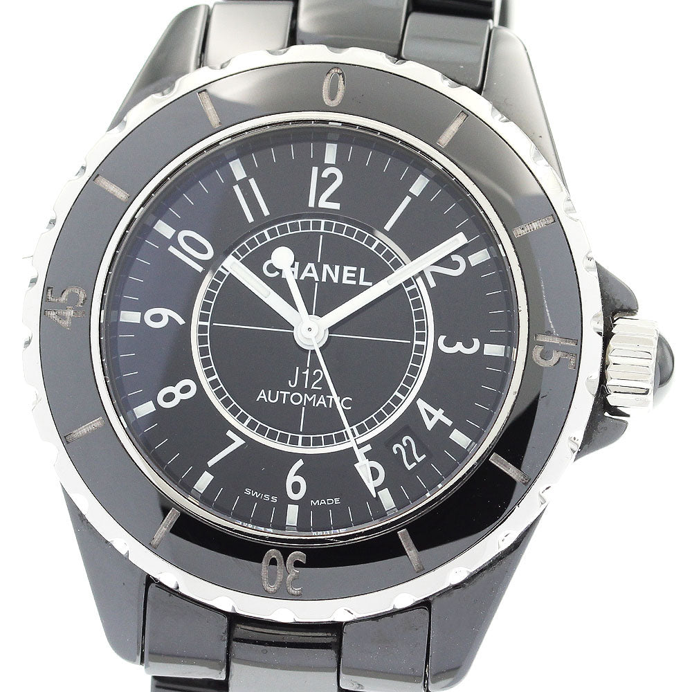 CHANEL J12 H0685 Date Black Ceramic 38MM black Dial Automatic Men's Watch_879720