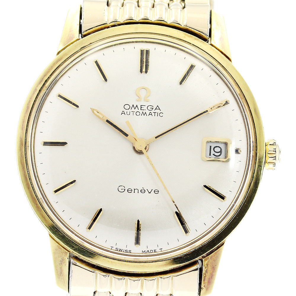 OMEGA Geneve 166.002 Date Cal.565 Rice Bracelet Automatic Men's Watch_879722