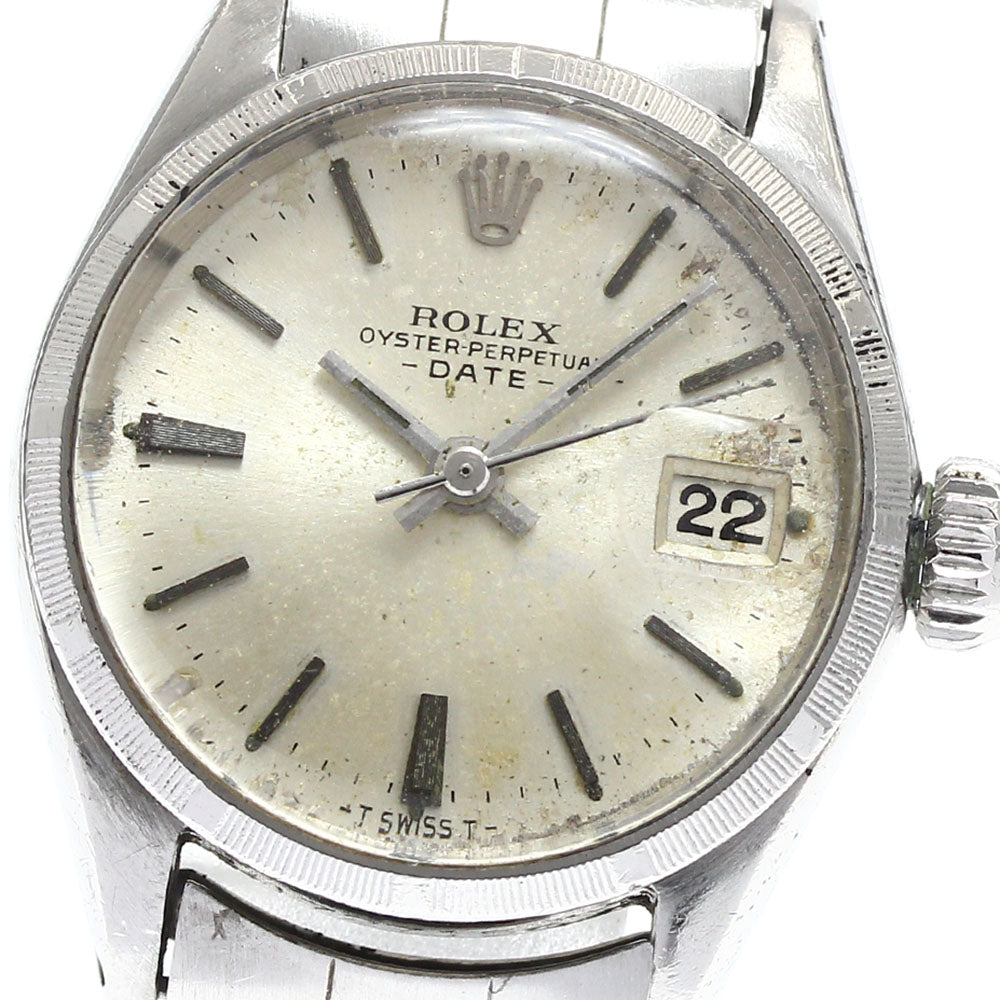ROLEX Oyster Perpetual Date 6519 cal.1161 Automatic Ladies Watch_879730