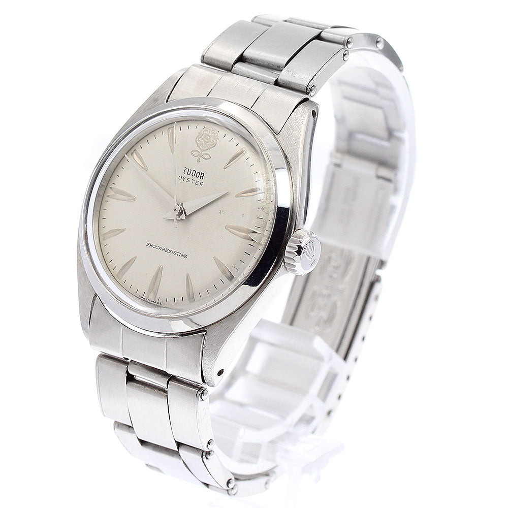 TUDOR Oyster Decabala 7934 Vintage Cal.1158 Silver Dial Hand Winding Men's Watch_879745