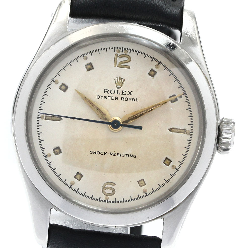 ROLEX Oyster Royal 6144 cal.1210 Silver Dial Hand Winding Boy's Watch_879751