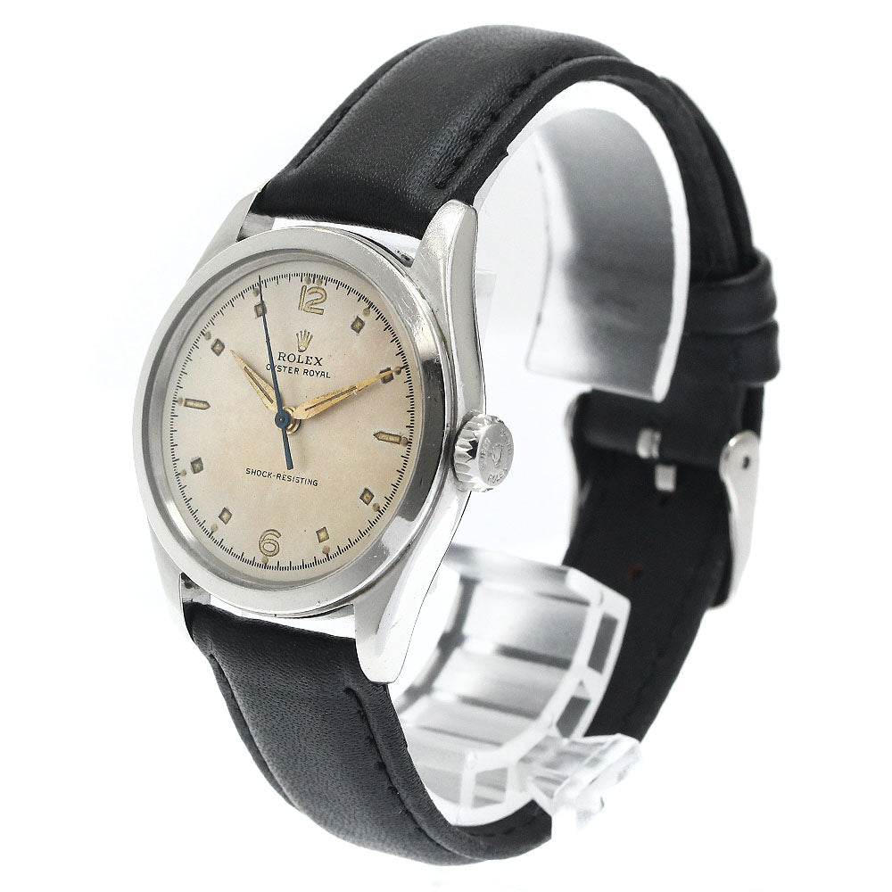 ROLEX Oyster Royal 6144 cal.1210 Silver Dial Hand Winding Boy's Watch_879751