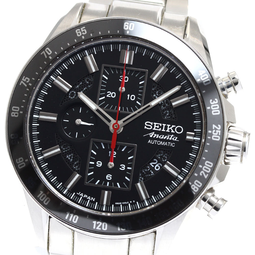 SEIKO Brights Ananta SAEH009/6S28-00G0 Chronograph Date black Dial Automatic Men's Watch_879772