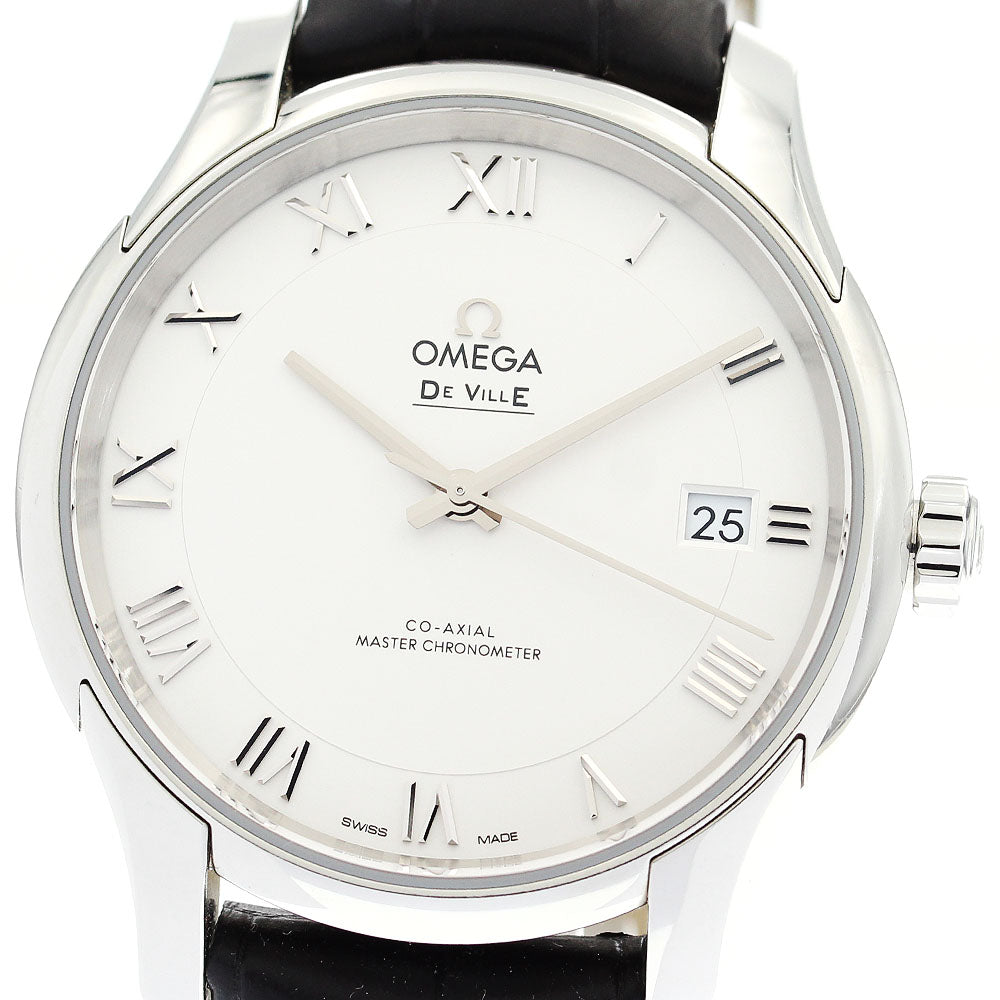 OMEGA De Ville Hour Vision 433.13.41.21.02.001 Coaxial Master Chronometer Silver Dial Automatic Men's Watch_879793