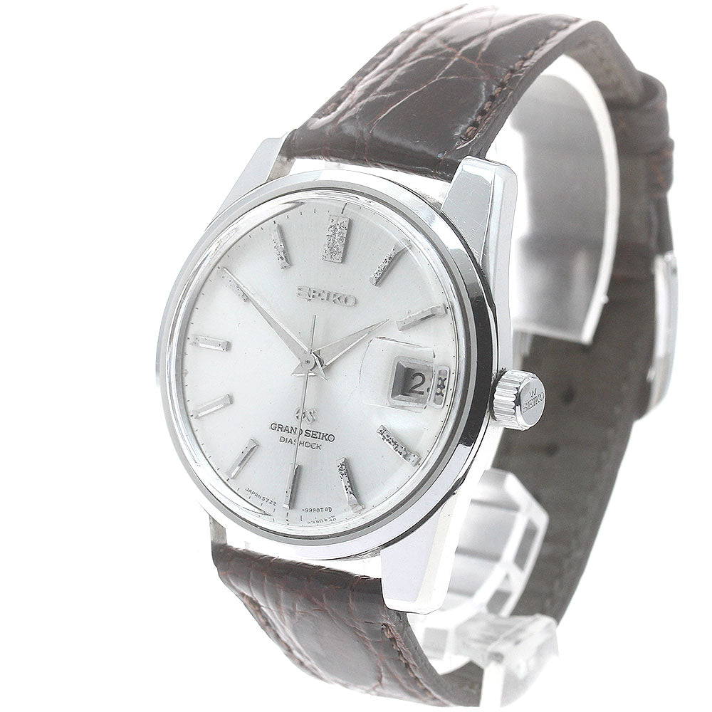 SEIKO Grand Seiko 5722-9970 Date Silver Dial Hand Winding Men's Watch_879807